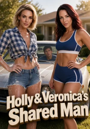 Cover art for Holly & Veronica’s Shared man, a Candy Shorts series
